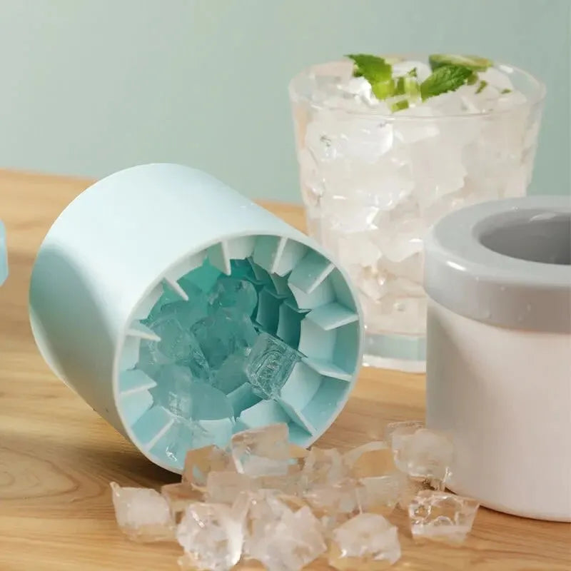 Runde Eiswürfelform aus Silikon